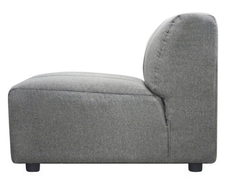 Lyric Slipper Chair Grey