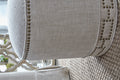 Marlow Ottoman -Bisque French Linen