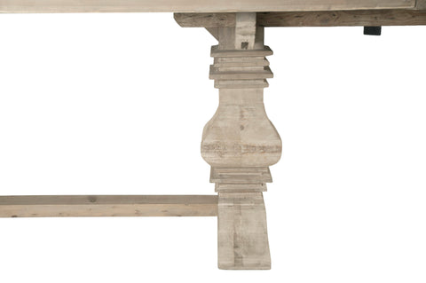 Monastery Extension Dining Table - Smoke Gray Pine