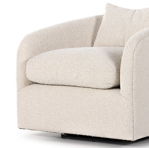 Topanga Swivel Chair-Knoll Natural