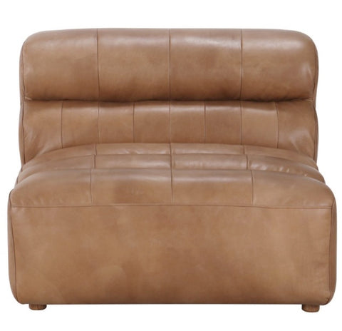 Ramsay Leather Slipper Chair Tan