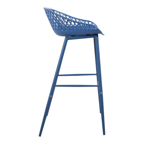 Piazza Outdoor Barstool - Blue