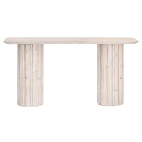 Roma Console Table - White Wash Pine