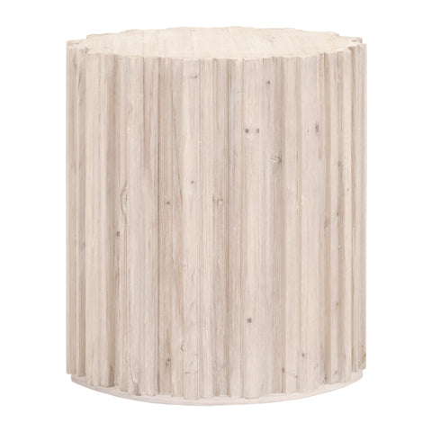 Roma End Table - White Wash Pine