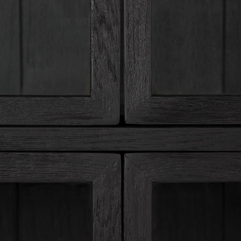 Spencer Curio Cabinet - Drifted Black
