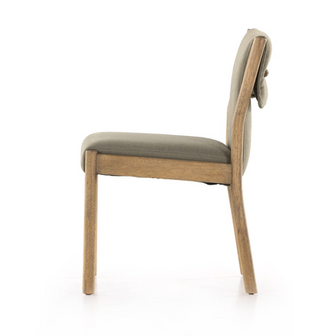 Hito Dining Chair - Burnished Parawood / Villa Olive