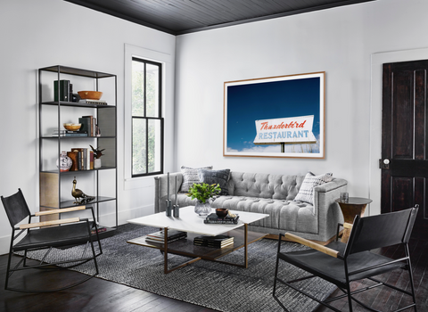 Olivia Square Coffee Table- Antique Brass