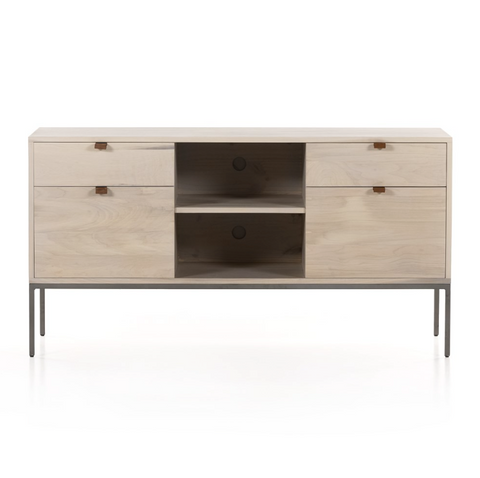 Trey Modular Filing Credenza- Dove Poplar