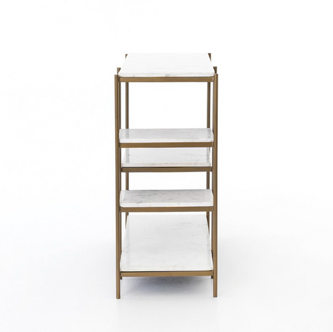 Lily Console Table- Antique Brass