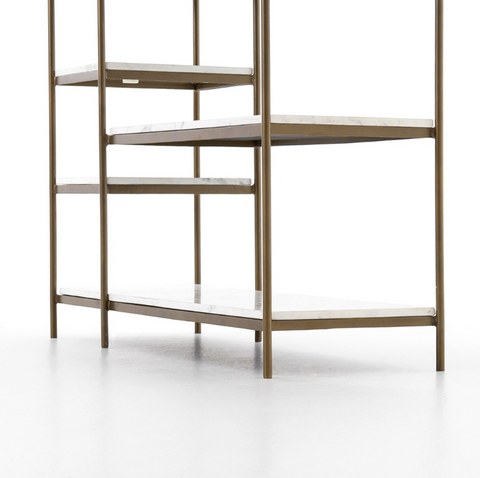 Lily Console Table- Antique Brass