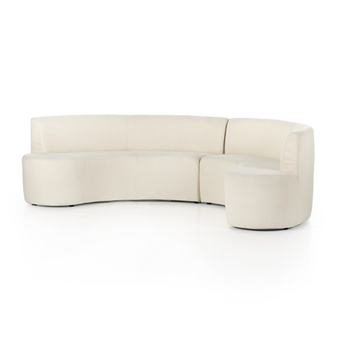 Sanda Dining Banquette -Kerbey Ivory