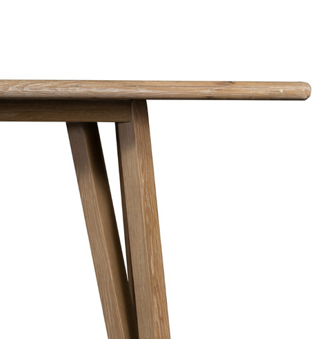 Leah Dining Table - Whitewash On Oak
