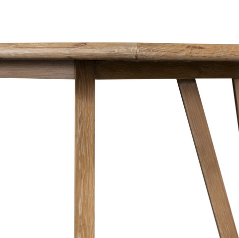 Leah Dining Table - Whitewash On Oak