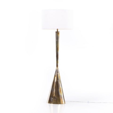 Clement Floor Lamp - Burnt Brass
