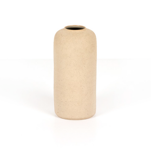 Evalia Tall Vase - Natural Speckled Clay