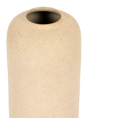 Evalia Tall Vase - Natural Speckled Clay