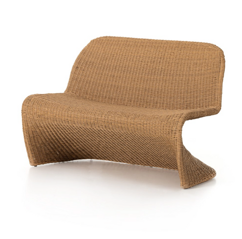 Portia Outdoor Dining Bench - Natural