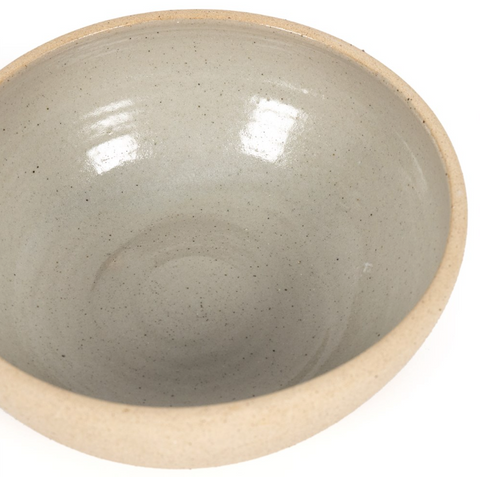 Pavel Pedestal Bowl - Natural Speckled Clay