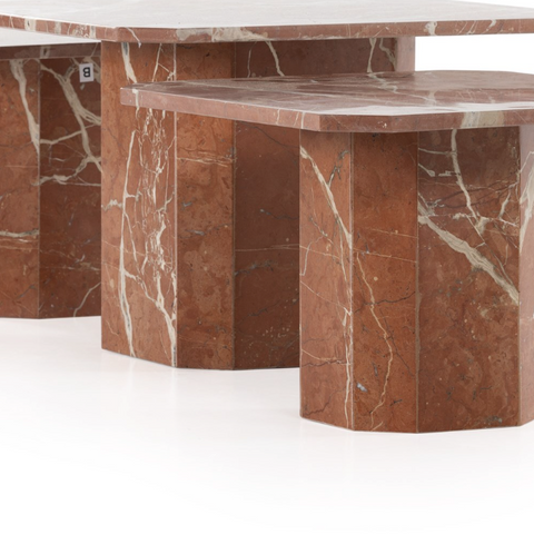 Edina Coffee Table- Rusty Marble