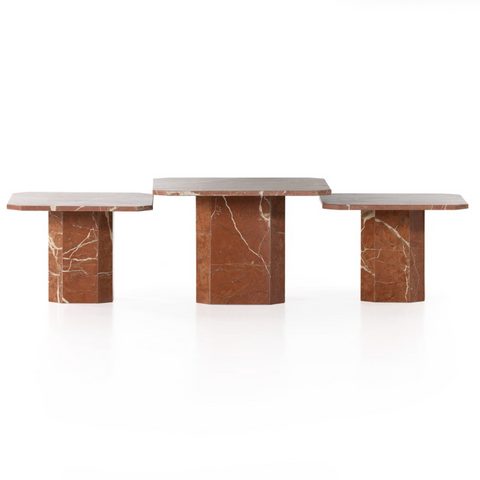 Edina Coffee Table- Rusty Marble