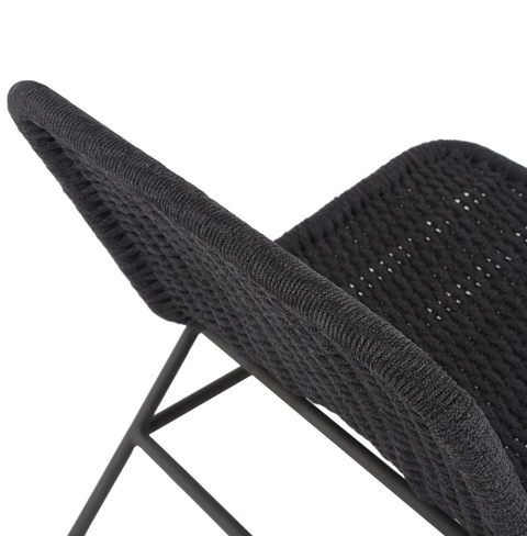 Bruno Outdoor Chair - Dark Grey Rope