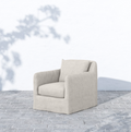 Dade Outdoor Swivel Chair - Stone Grey