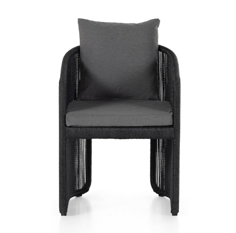 Minka Outdoor Dining Chair - Charcoal