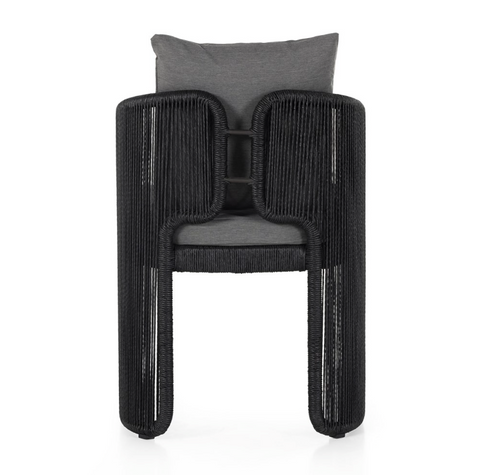 Minka Outdoor Dining Chair - Charcoal