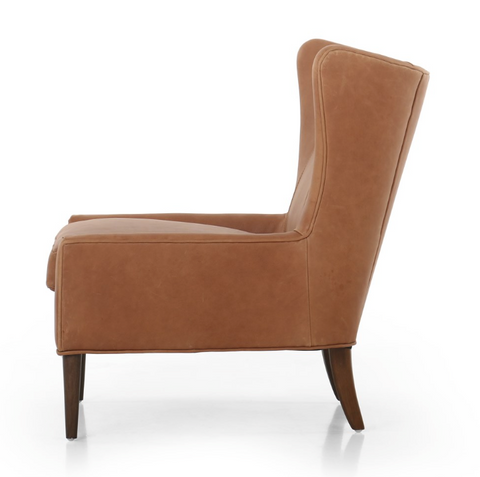 Marlow Wing Chair- Palermo Cognac