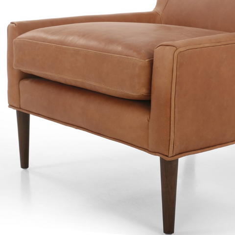 Marlow Wing Chair- Palermo Cognac