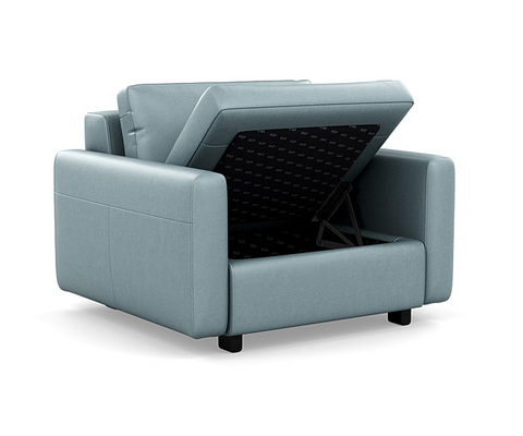 Reva Storage Chair - Leather