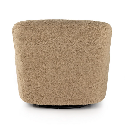 Kadon Swivel Chair - Sheepskin Camel