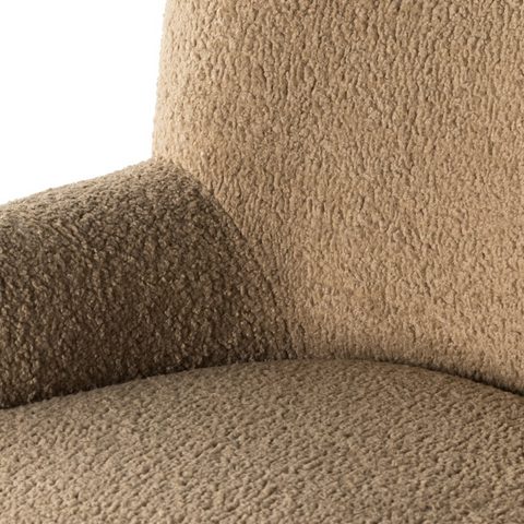 Kadon Swivel Chair - Sheepskin Camel