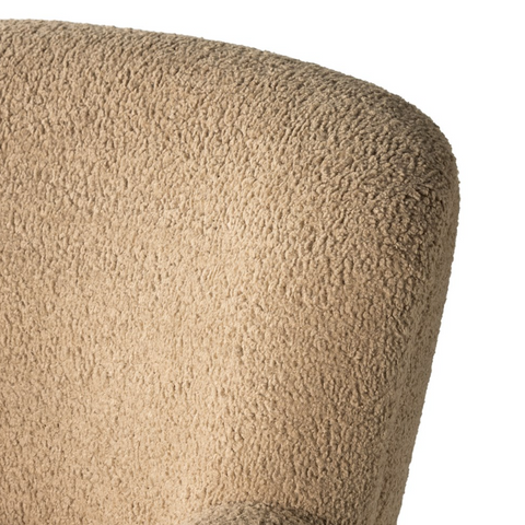 Kadon Swivel Chair - Sheepskin Camel