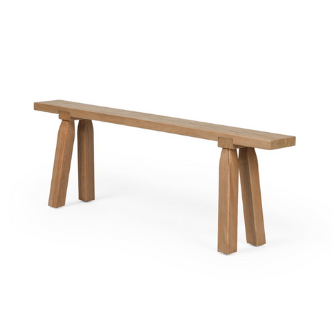 Lahana Accent Bench - Natural Elm