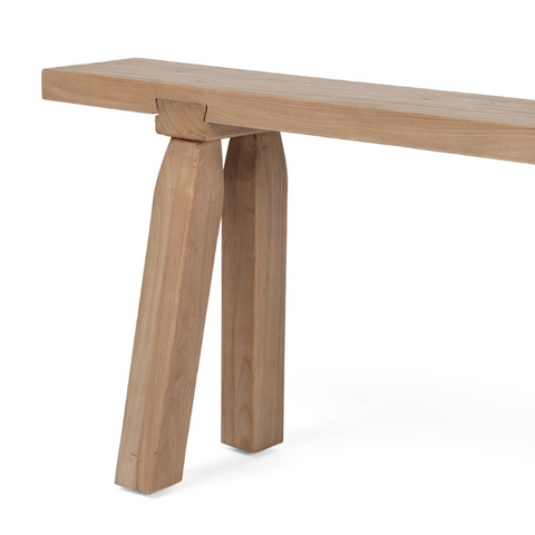 Lahana Accent Bench - Natural Elm