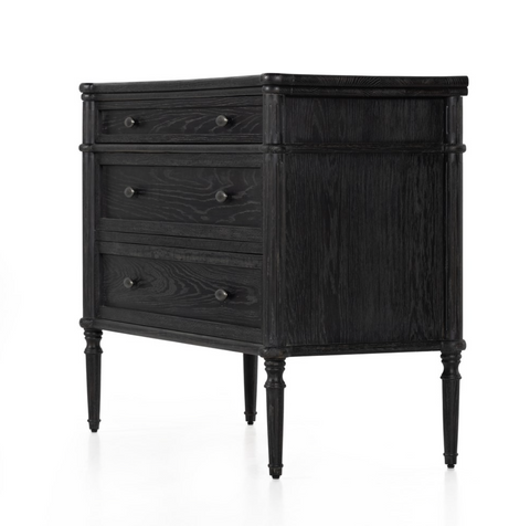 Toulouse Chest - Distressed Black