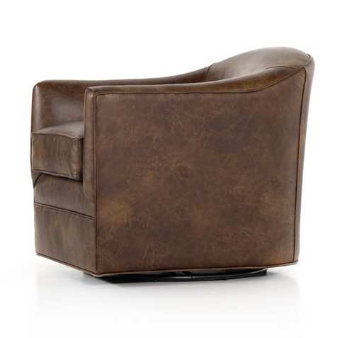 Quinton Swivel Chair - Arvada Cigar