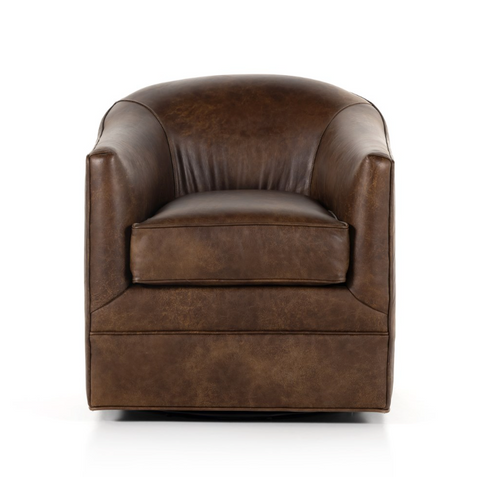 Quinton Swivel Chair - Arvada Cigar