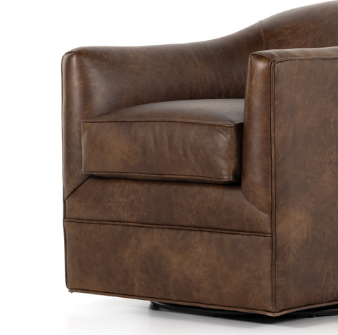 Quinton Swivel Chair - Arvada Cigar
