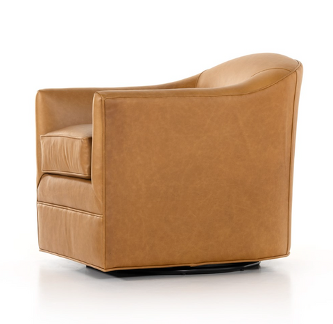Quinton Swivel Chair - Ontario Camel