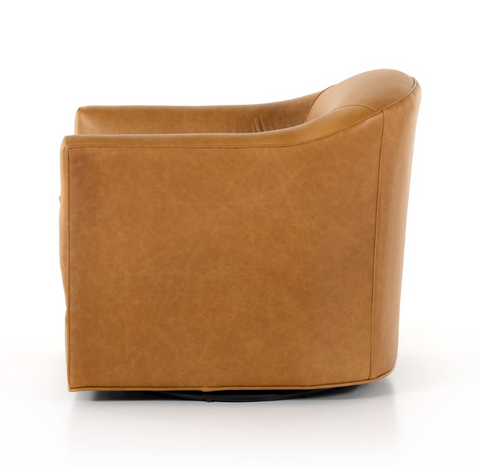Quinton Swivel Chair - Ontario Camel