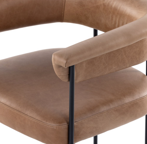 Carrie Bar Stool - Chaps Saddle