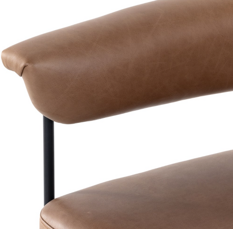 Carrie Bar Stool - Chaps Saddle