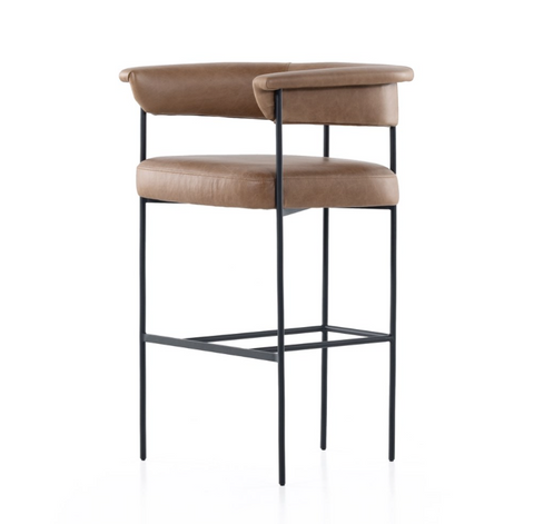 Carrie Bar Stool - Chaps Saddle