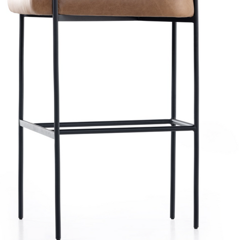 Carrie Bar Stool - Chaps Saddle