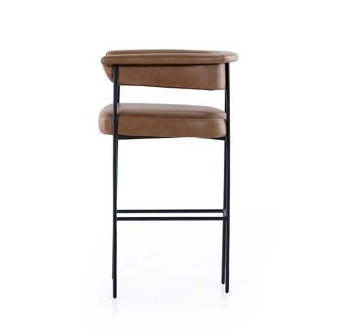 Carrie Bar Stool - Chaps Saddle