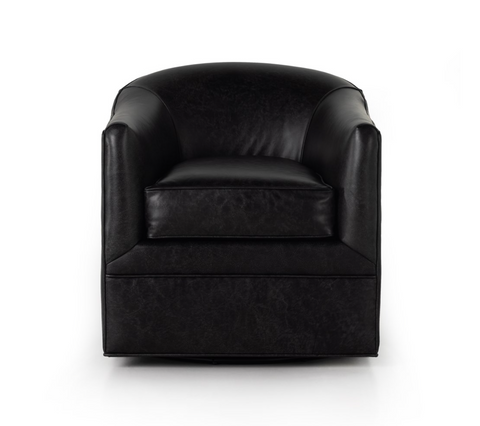 Quinton Swivel Chair-Arvada Black