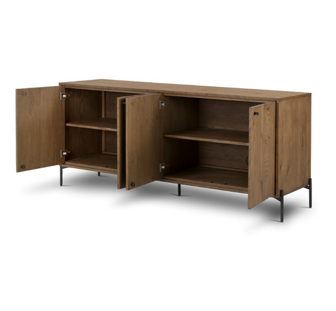 Eaton Sideboard - Amber Oak Resin