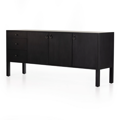 Isador Sideboard-Black Wash Poplar
